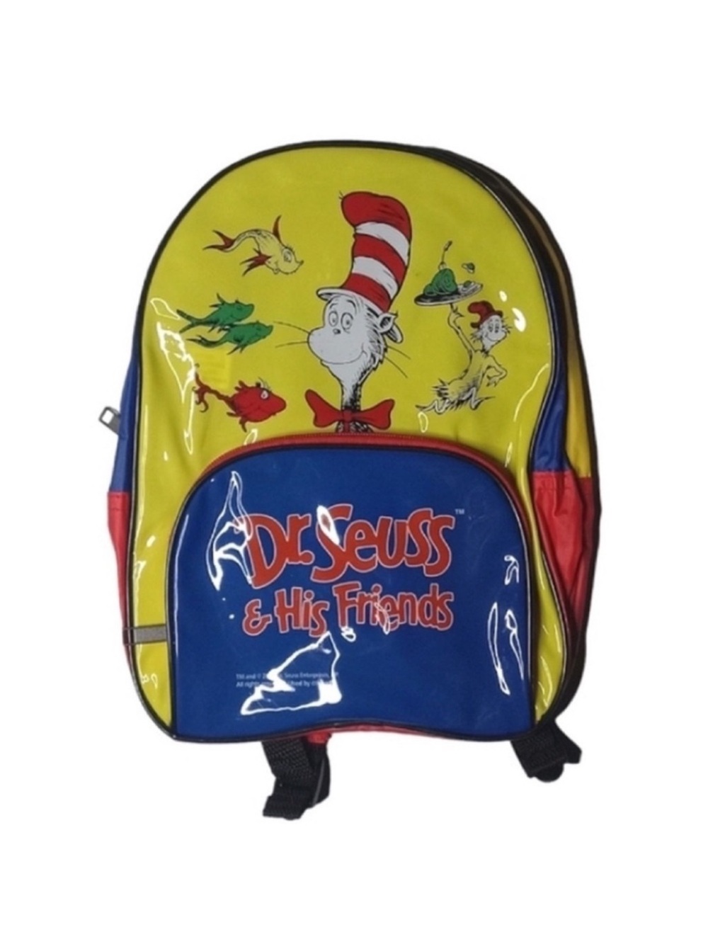 Dr. Seuss Yellow, Blue & Red Kids Backpack
